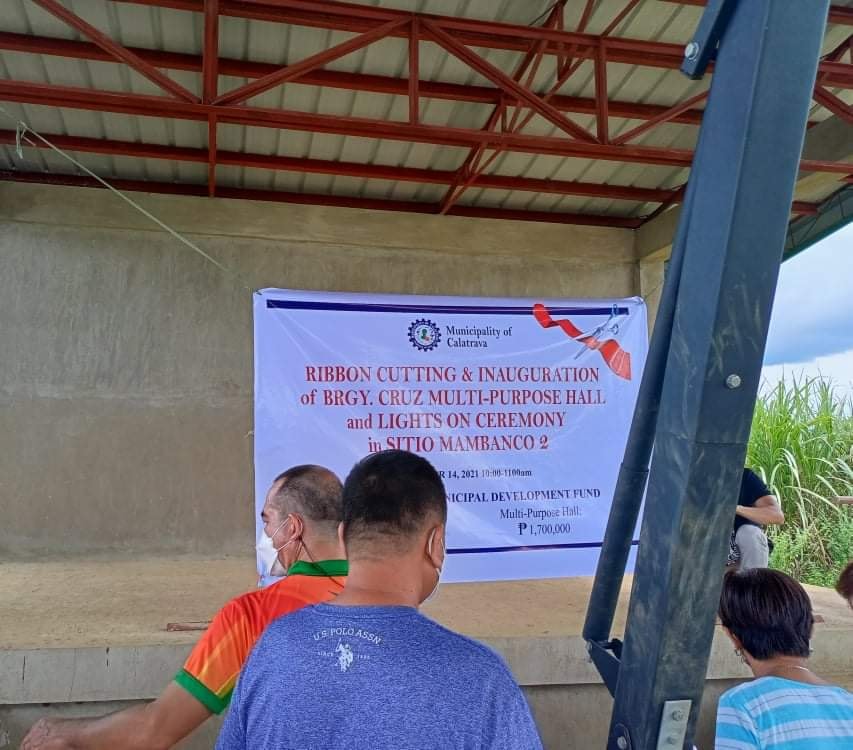 SWITCH-ON CEREMONY AT BRGY. CRUZ, AND BRGY. TIGBON, CALATRAVA