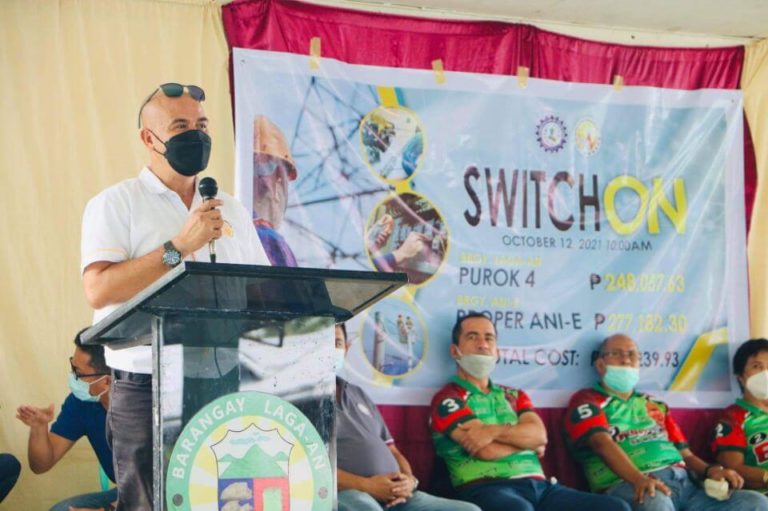 SWITCH-ON CEREMONY AT BRGY. LAGA-AN, AND BRGY. ANI-E, CALATRAVA