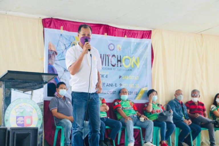 SWITCH-ON CEREMONY AT BRGY. LAGA-AN, AND BRGY. ANI-E, CALATRAVA