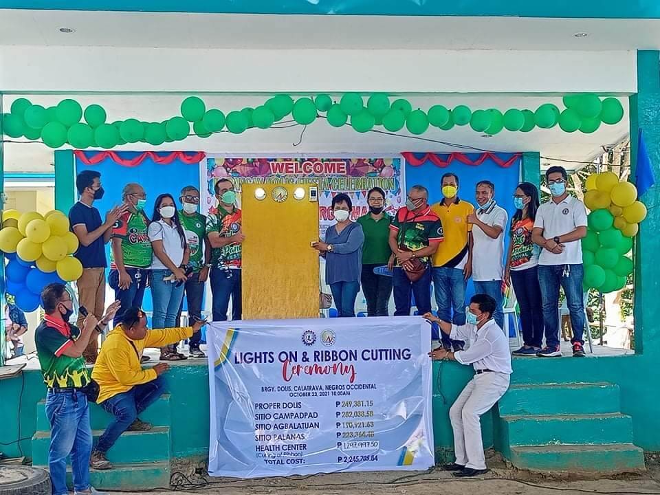 SWITCH-ON CEREMONY AT BRGY. DOLIS, CALATRAVA