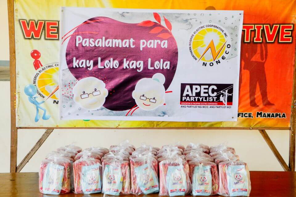 NONECO SENIOR CITIZEN PROGRAM, "ALAY PASASALAMAT PARA KAY LOLO KAG LOLA"