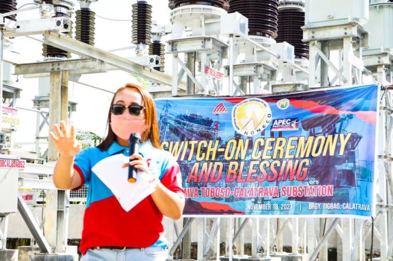 BLESSING AND SWITCH-ON CEREMONY OF 5 MVA TOBOSO-CALATRAVA POWER SUBSTATION