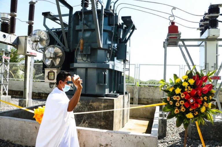 BLESSING AND SWITCH-ON CEREMONY OF 5 MVA TOBOSO-CALATRAVA POWER SUBSTATION